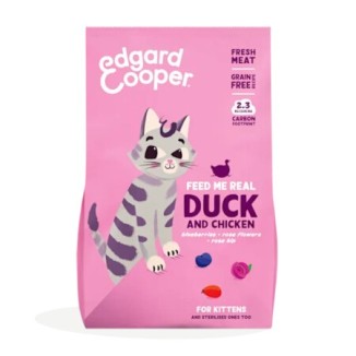 Edgard & Cooper Crocchette per gattini (Anatra e Pollo)