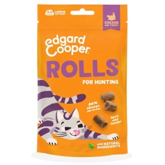 Edgard & Cooper Snack Cat Rotolini (Pollo e Tacchino)