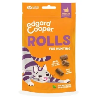 Edgard & Cooper Snack Cat Rotolini (Pollo e Tacchino)