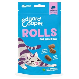 Edgard & Cooper Snack Cat Rotolini (Salmone e Pollo)