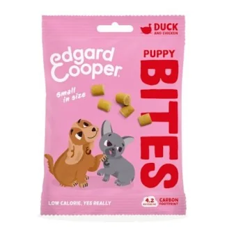 Edgard & Cooper Bites per cuccioli (Anatra e Pollo)