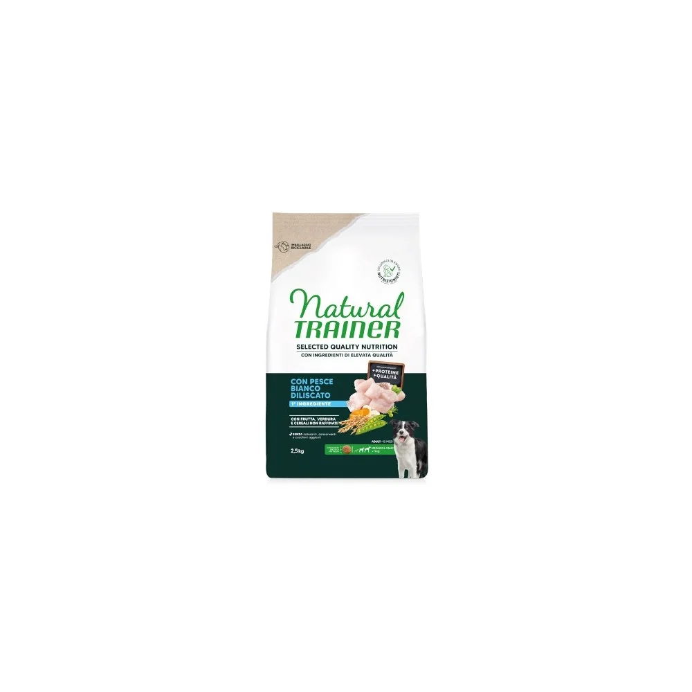 Natural TrainerNatural Trainer Selected Quality Adult Medium/Maxi (pesce bianco)