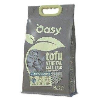 Oasy Lettiera Vegetale al tofu con carboni attivi