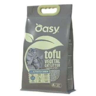 Oasy Lettiera Vegetale al tofu con carboni attivi