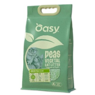 Oasy Lettiera Vegetale ai piselli e te verde