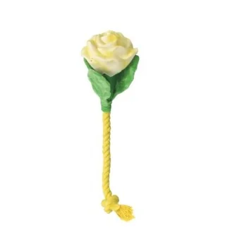 Record Gioco per cani in lattice con squeaker Veggy Fiori Rosa