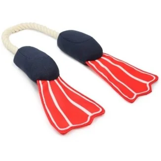 Record Gioco galleggiante Spiaggiochi in tessuto Oxford con squeaker Pinne
