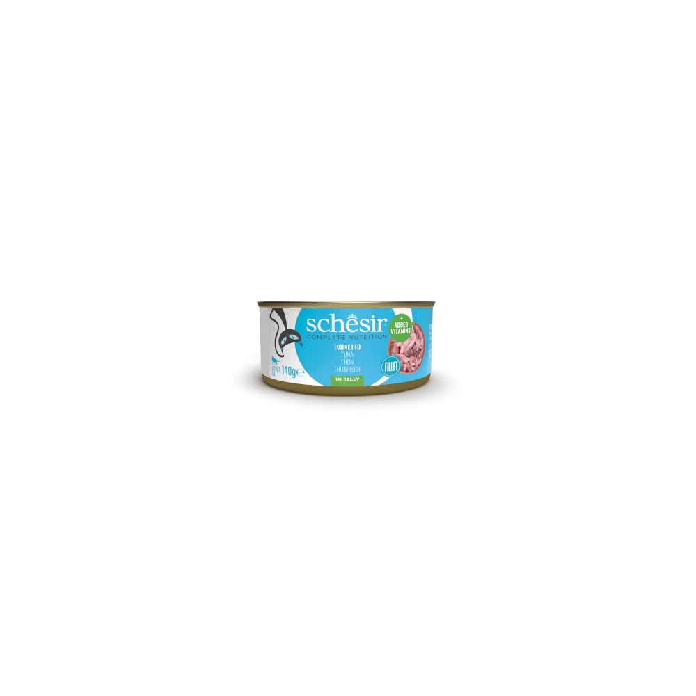 Schesir Complete Nutrition filetti in jelly in lattina per gatti (Tonnetto)