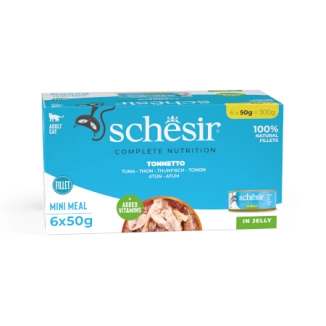 Schesir Complete Nutrition filetti in jelly multipack per gatti (Tonnetto)