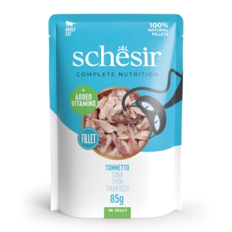Schesir Complete Nutrition filetti in jelly in bustina per gatti (Tonnetto)