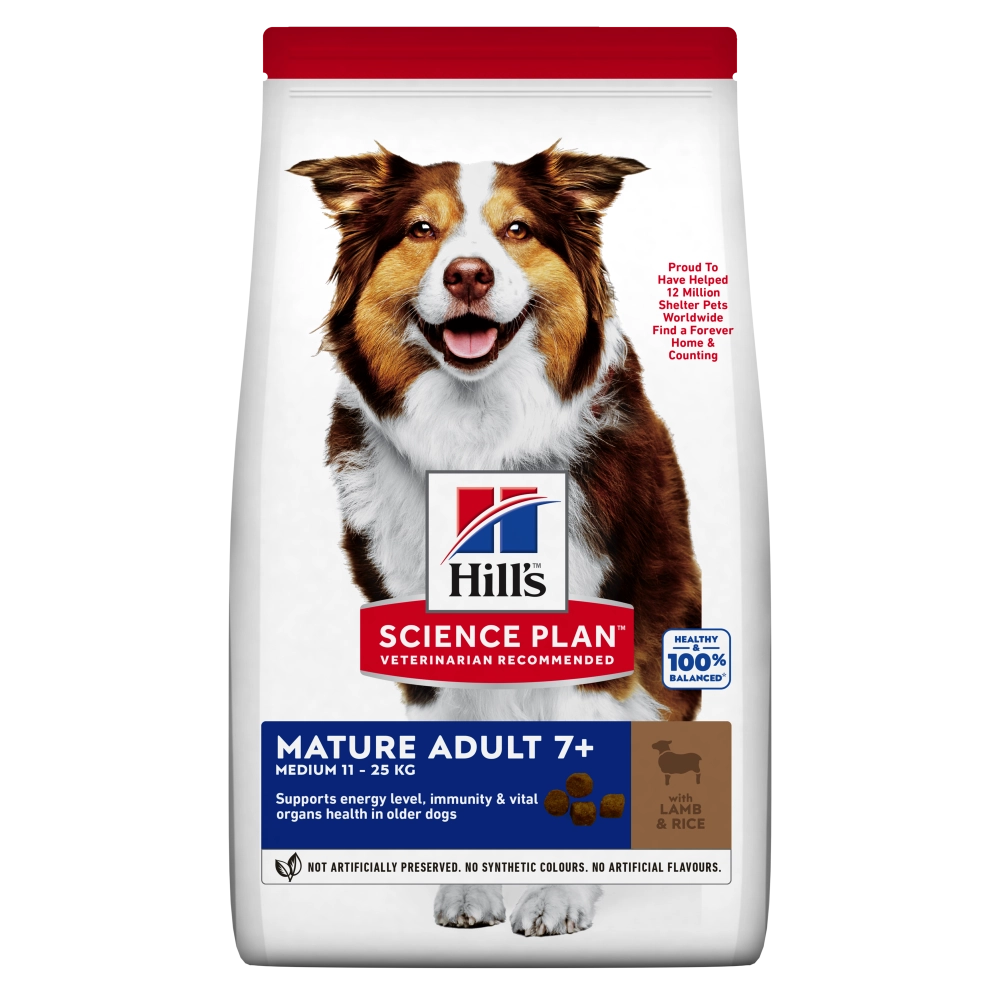 Hill'sHill's Science Plan Mature 7+ medium (agnello)