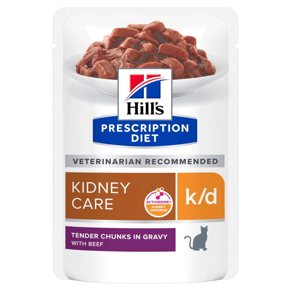 Hill'sHill's Prescription Diet k/d feline bocconcini al manzo