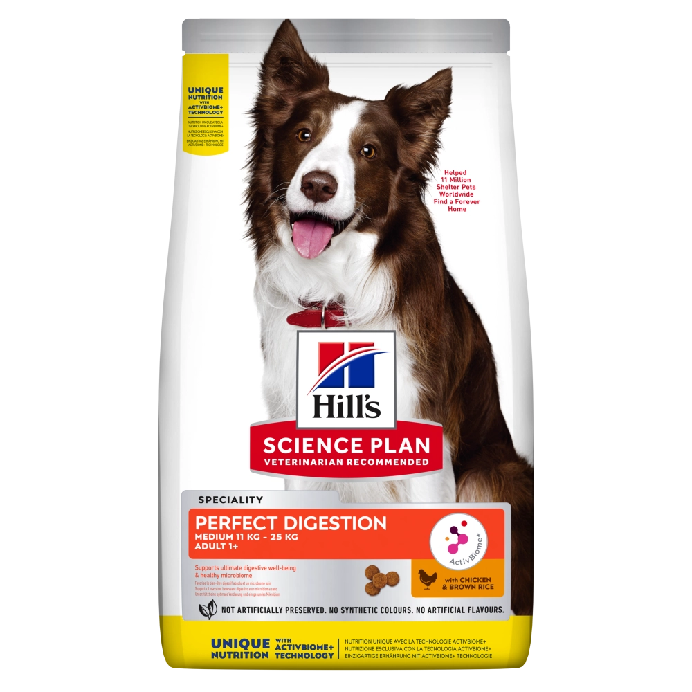 Hill'sHill's Science Plan Perfect Digestion Adult medium (pollo e riso)