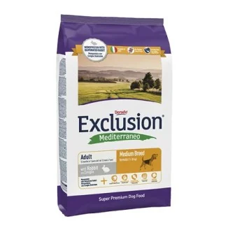 Exclusion Mediterraneo Adult Medium al coniglio