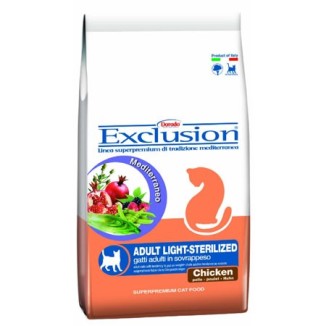 Exclusion Mediterraneo Light Sterilized Cat (pollo)
