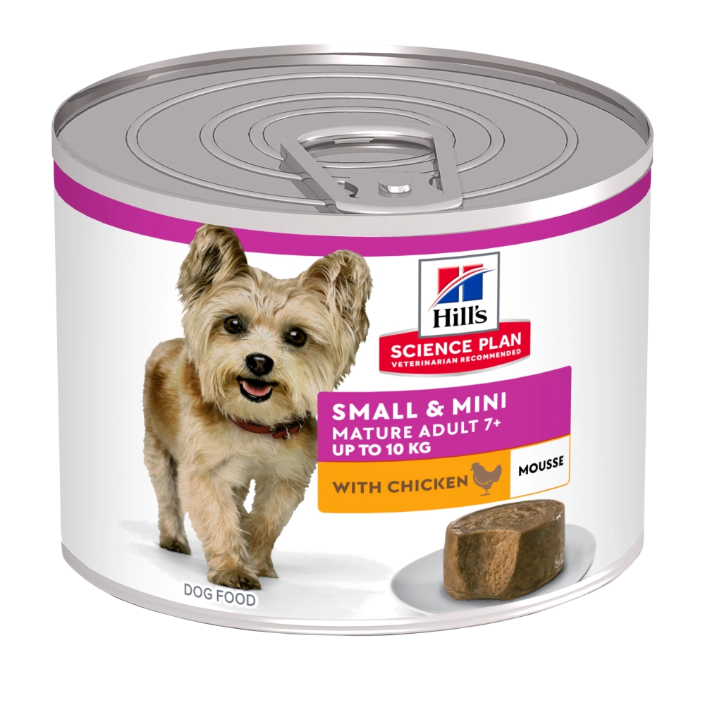 Hill'sHill's Science Plan Mature 7+ small & mini mousse al pollo