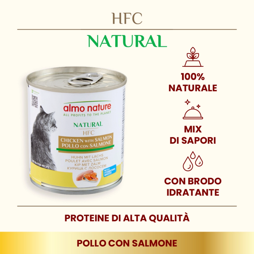 Almo NatureAlmo Nature HFC Natural con pollo e salmone