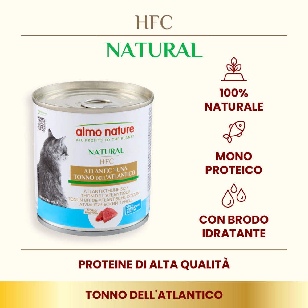 Almo NatureAlmo Nature HFC Natural con tonno dell’Atlantico