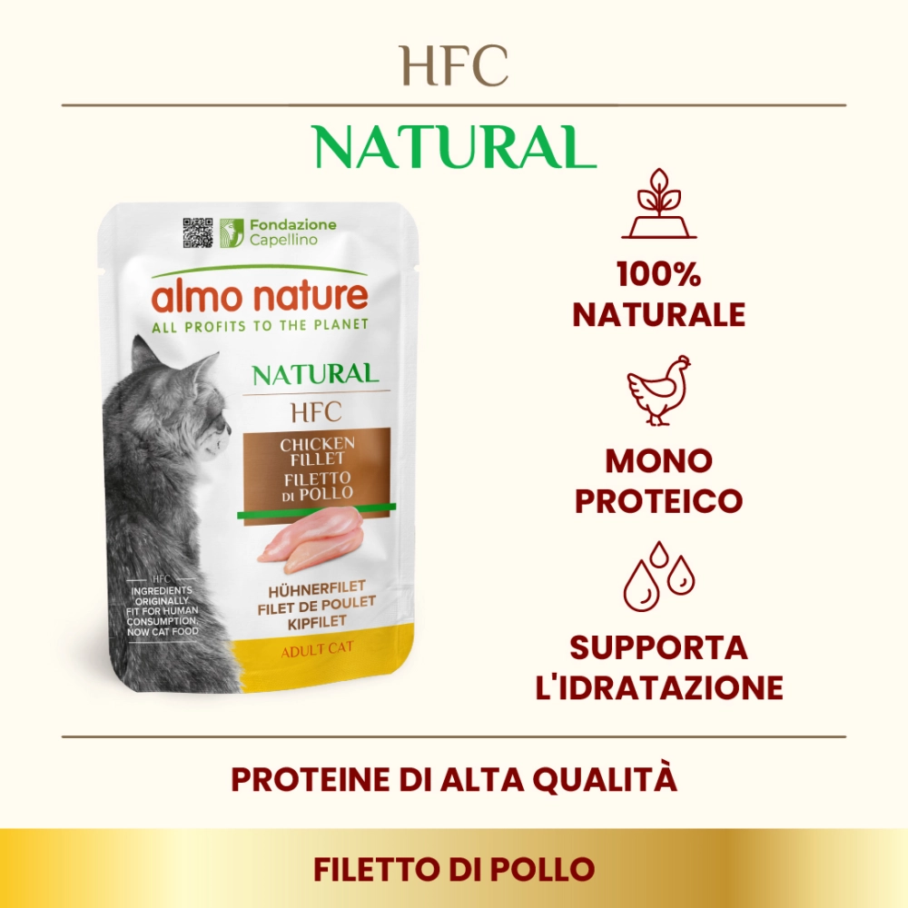Almo NatureAlmo Nature HFC Natural al filetto di pollo