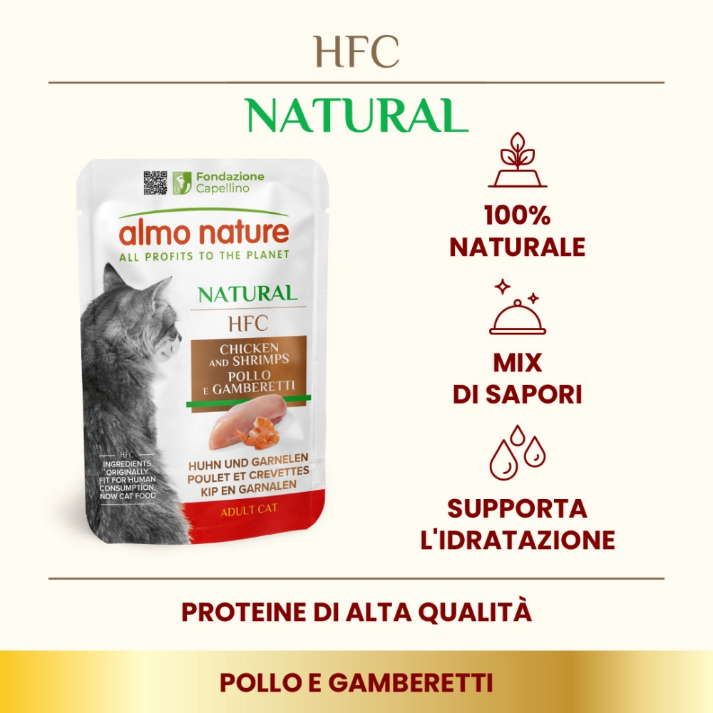 Almo NatureAlmo Nature HFC Natural al pollo e gamberetti