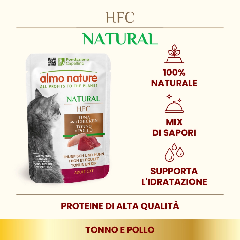 Almo NatureAlmo Nature HFC Natural al tonno e pollo