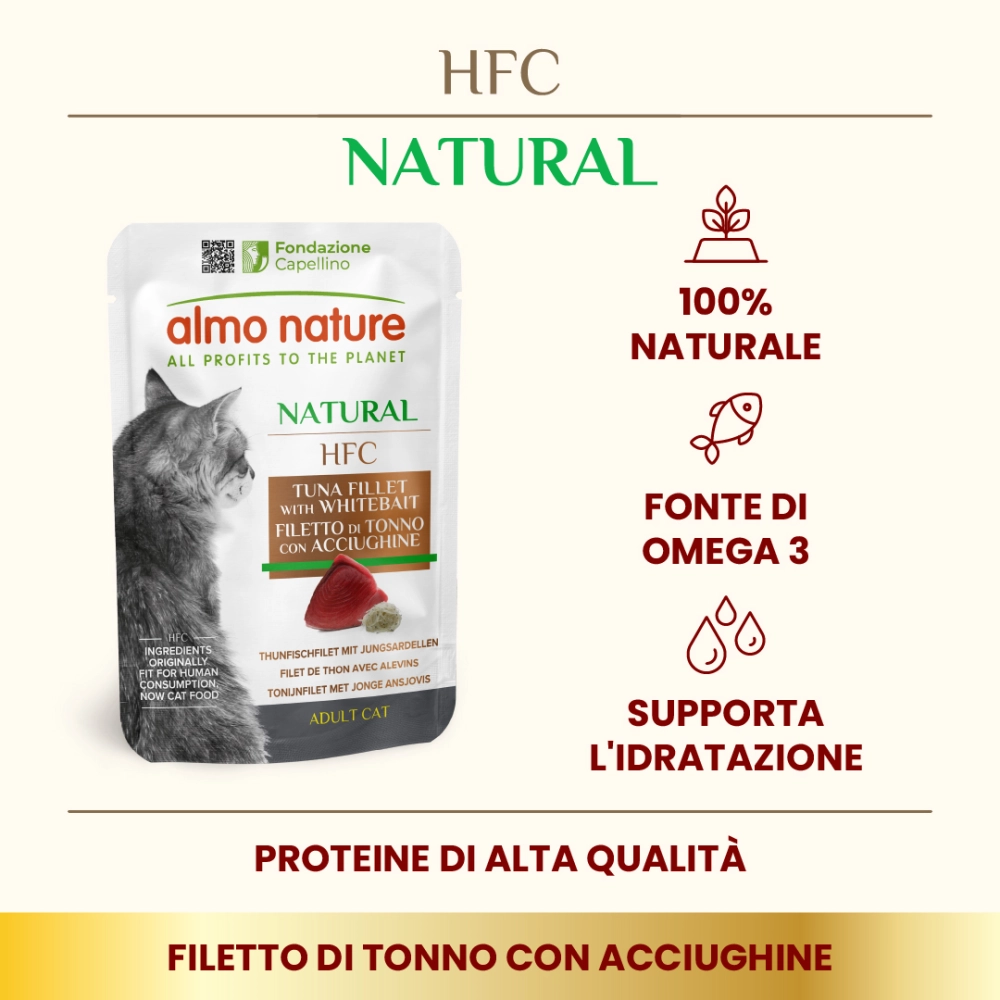 Almo NatureAlmo Nature HFC Natural al tonno e acciughine