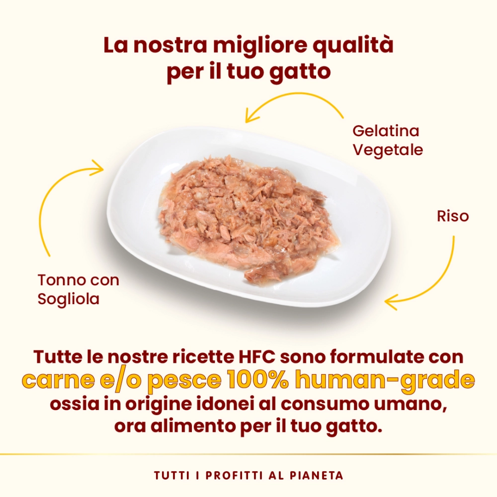 Almo NatureAlmo Nature HFC Jelly al tonno e sogliola