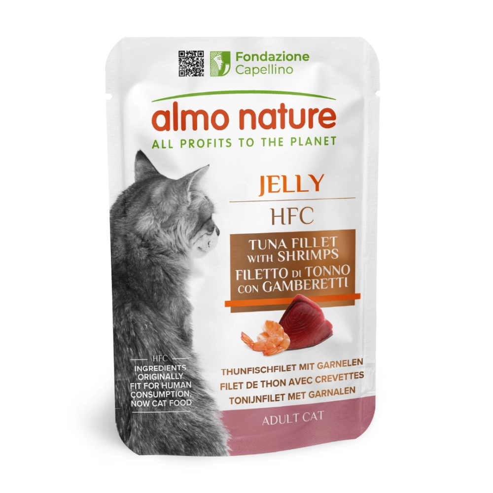 Almo NatureAlmo Nature HFC Jelly al tonno e gamberetti