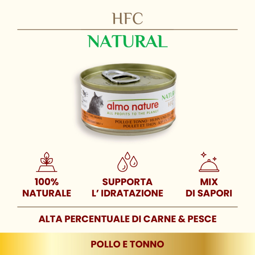 Almo NatureAlmo Nature HFC Natural (pollo con tonno)
