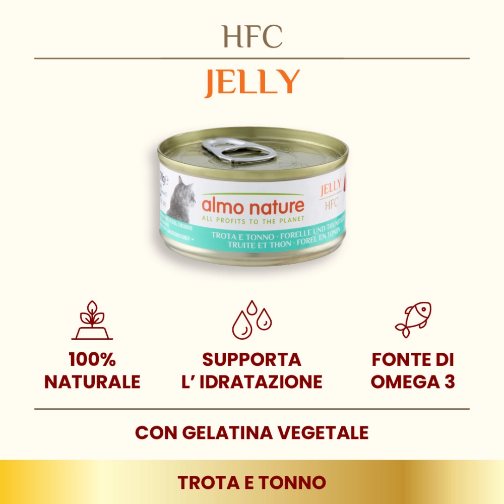Almo NatureAlmo Nature HFC Jelly (trota e tonno)