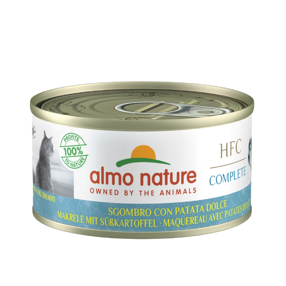 Almo NatureAlmo Nature HFC Complete per gatti (sgombro con patata dolce)