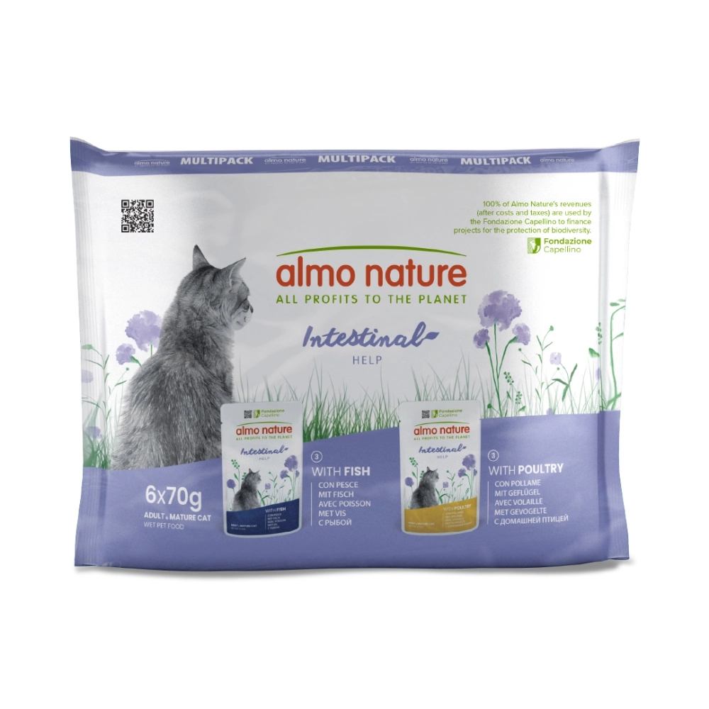 Almo NatureAlmo Nature Holistic Digestive Help Multipack (pesce e pollame)