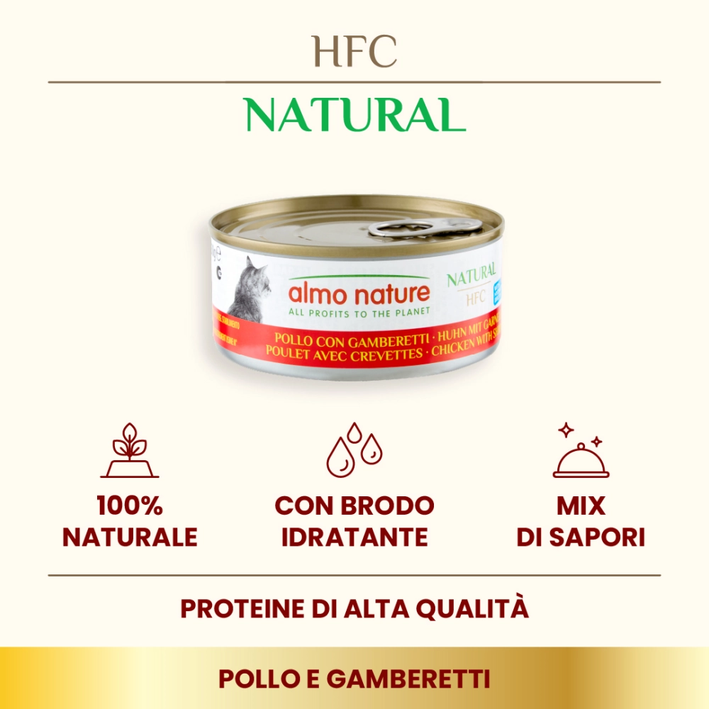 Almo NatureAlmo Nature HFC Natural (pollo e gamberetti)