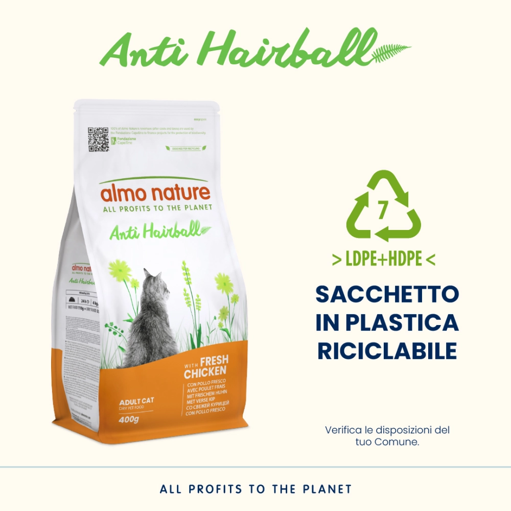 Almo NatureAlmo Nature Holistic Anti Hairball (pollo)