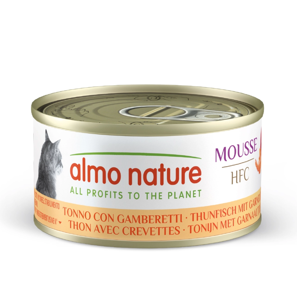 Almo NatureAlmo Nature HFC Natural Mousse (tonno con gamberetti)