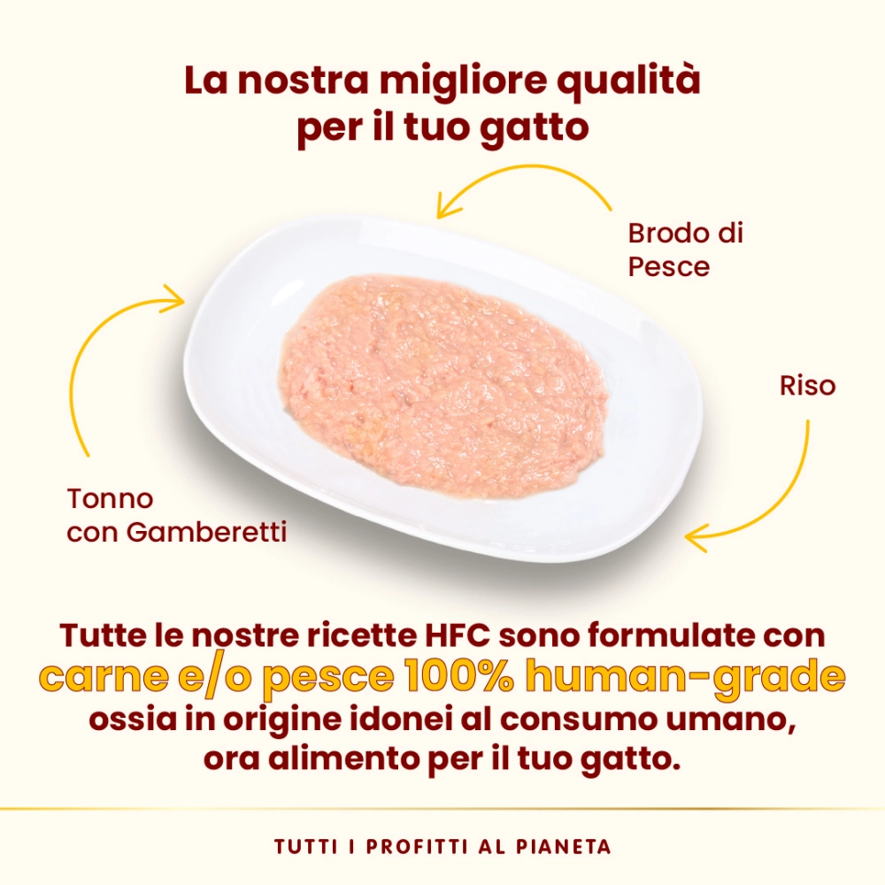 Almo NatureAlmo Nature HFC Natural Mousse (tonno con gamberetti)