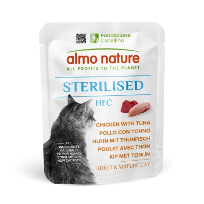 Almo NatureAlmo Nature HFC Sterilised (pollo con tonno)
