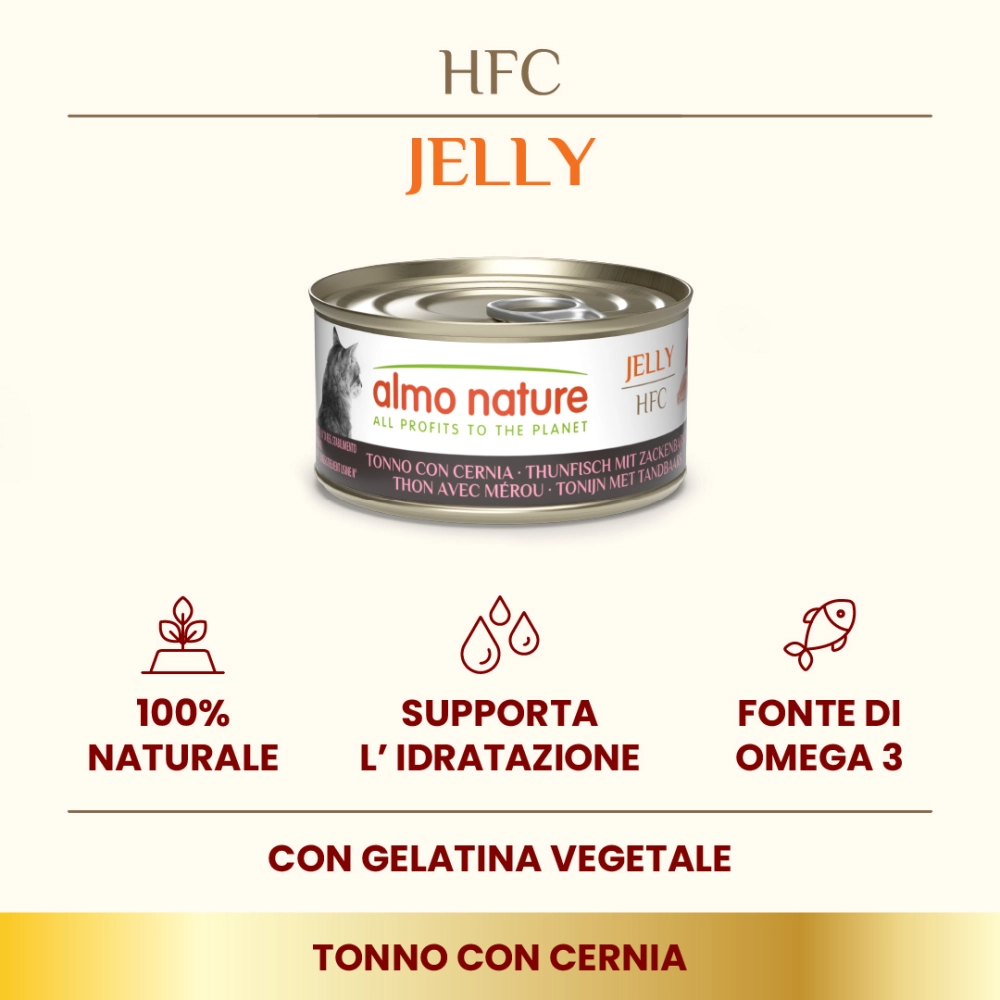 Almo NatureAlmo Nature HFC Jelly (tonno e cernia)