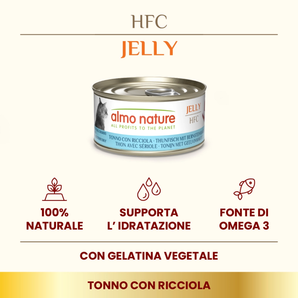 Almo NatureAlmo Nature HFC Jelly (tonno e ricciola)