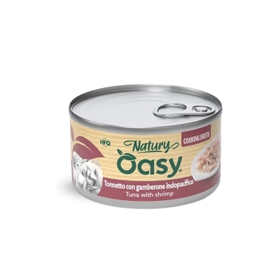 OasyOasy Natury in brodo di cottura adult (tonnetto con gamberone)