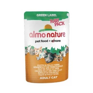 Almo Nature Green label row pack (filetti di pollo e tonno)