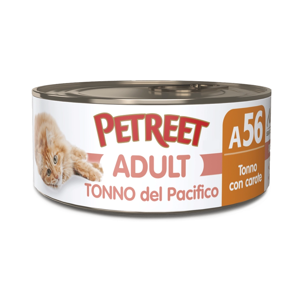 PetreetPetreet A56 Adult Tonno del pacifico (Tonno con Carote)