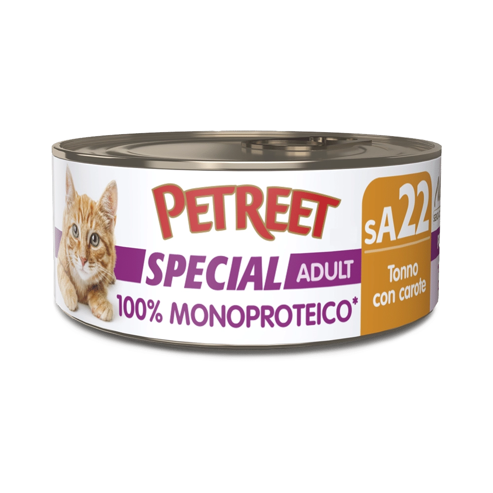 PetreetPetreet SA22 Special Adult Monoproteico (Tonno con Carote)