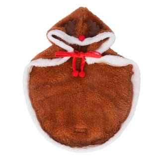 Farm Company Mantella natalizia Renna con cappuccio e laccetto