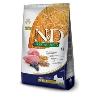 Farmina N&D Ancestral Grain Mini canine (agnello e mirtillo)
