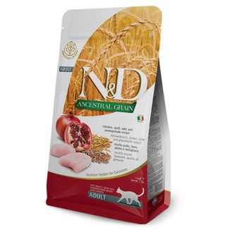Farmina N&D Ancestral Grain feline (pollo e melograno)