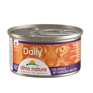 Almo Nature Daily mousse per gatti al coniglio