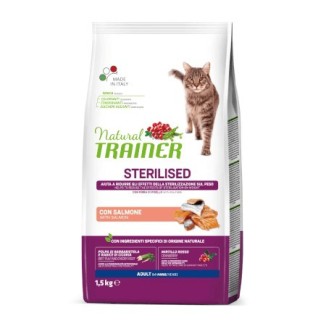 Natural Trainer Adult Sterilised con salmone