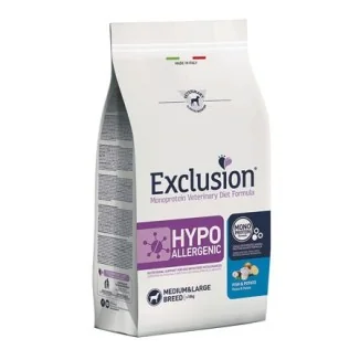 Exclusion Diet Hypoallergenic Medium/Large Breed Pesce e Patate