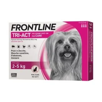 Frontline Tri-Act per cani di taglia mini